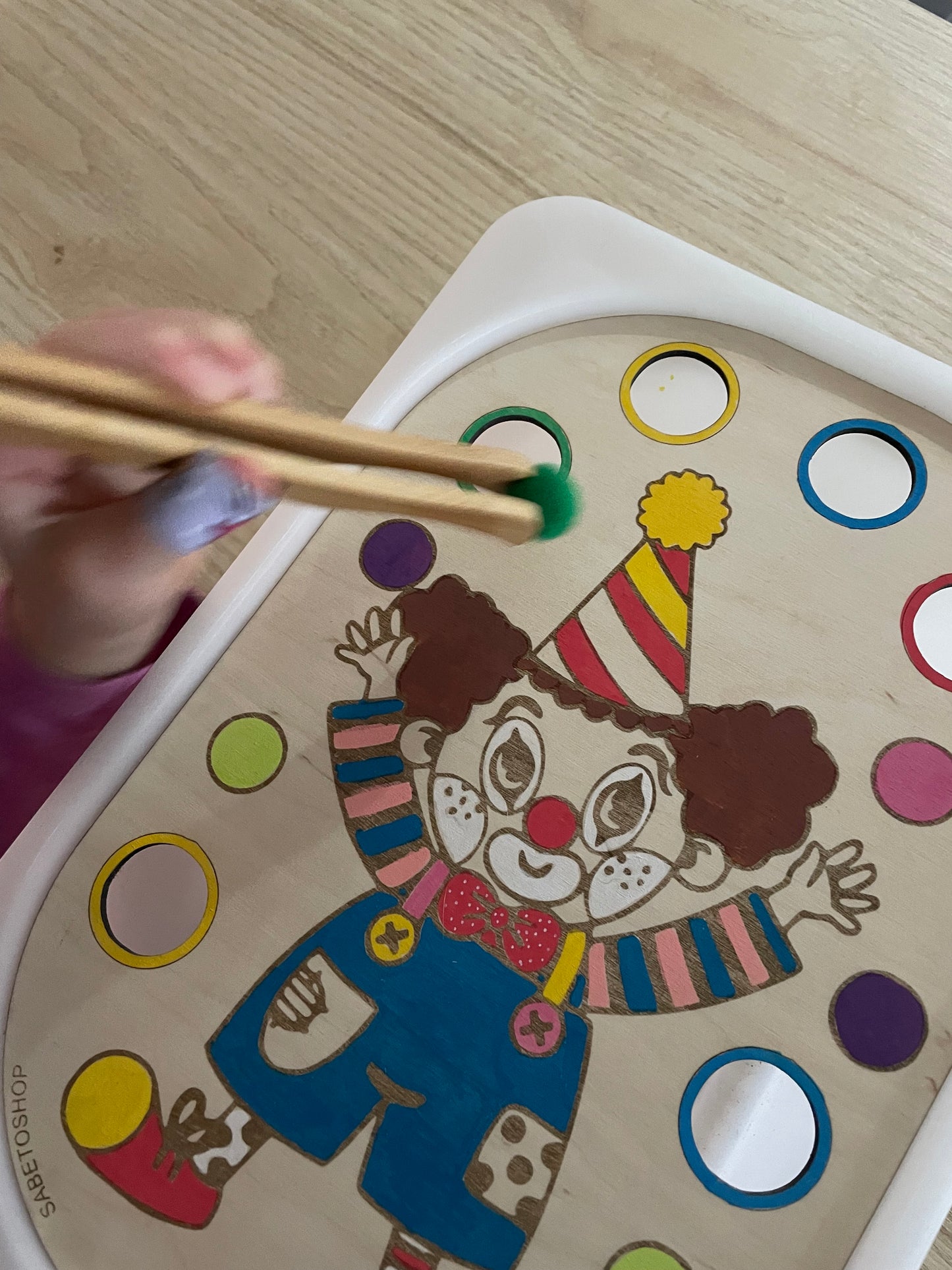 Plaque d inserts Trofast le clown qui jongle