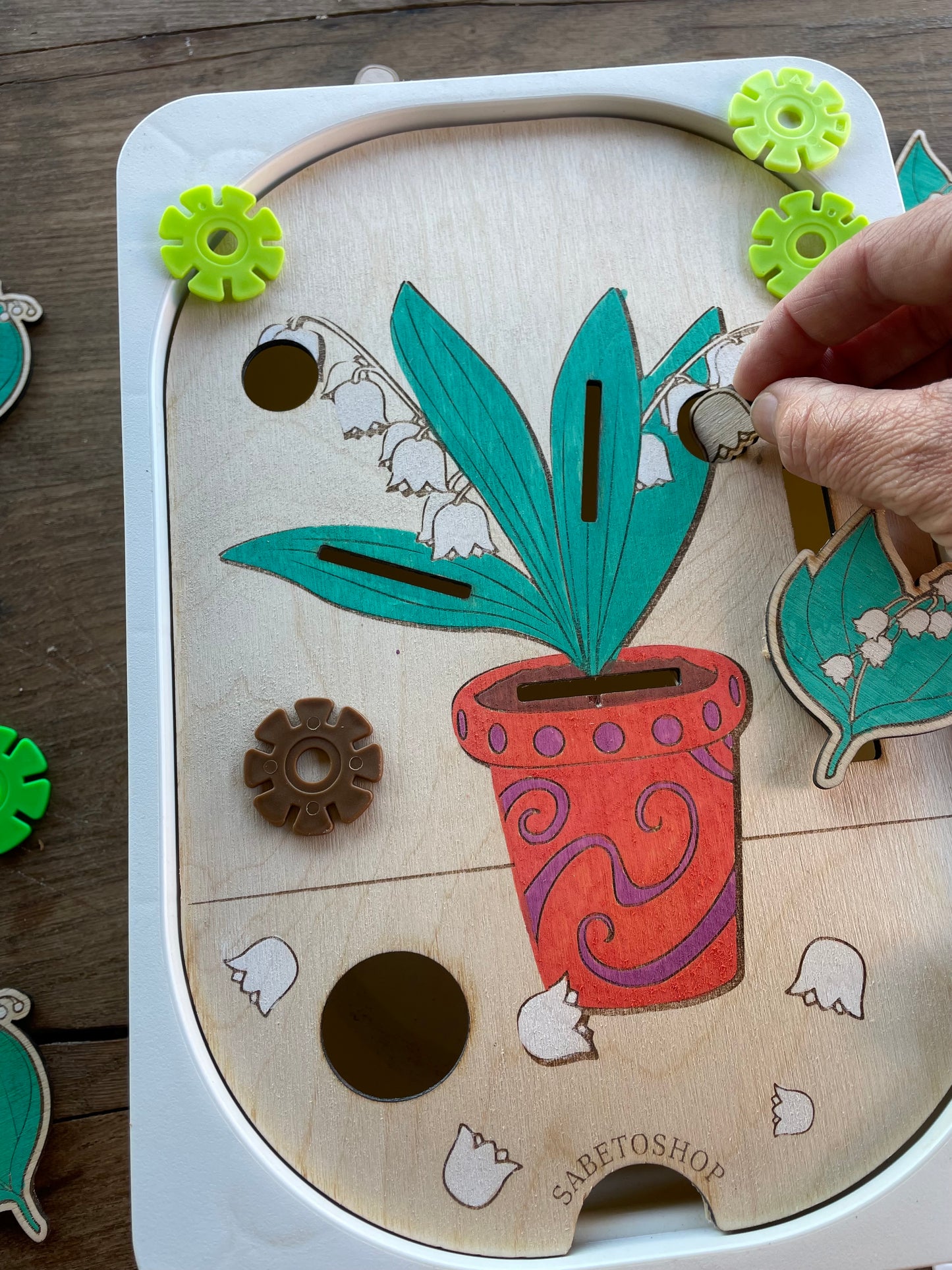 Plaque insert Trofast le muguet