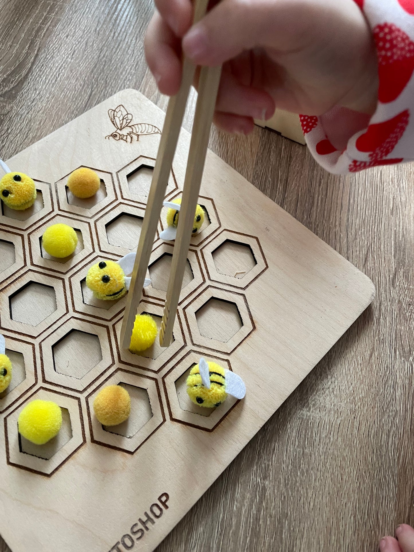 Lot d’inserts et plateau de tri sur le thème des abeilles 🐝