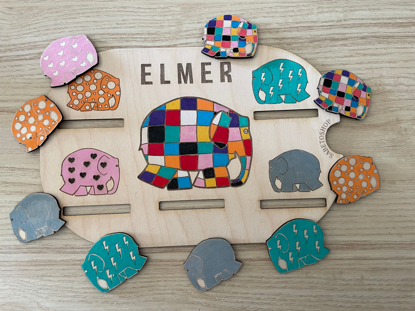 Plaque d’activité Elmer