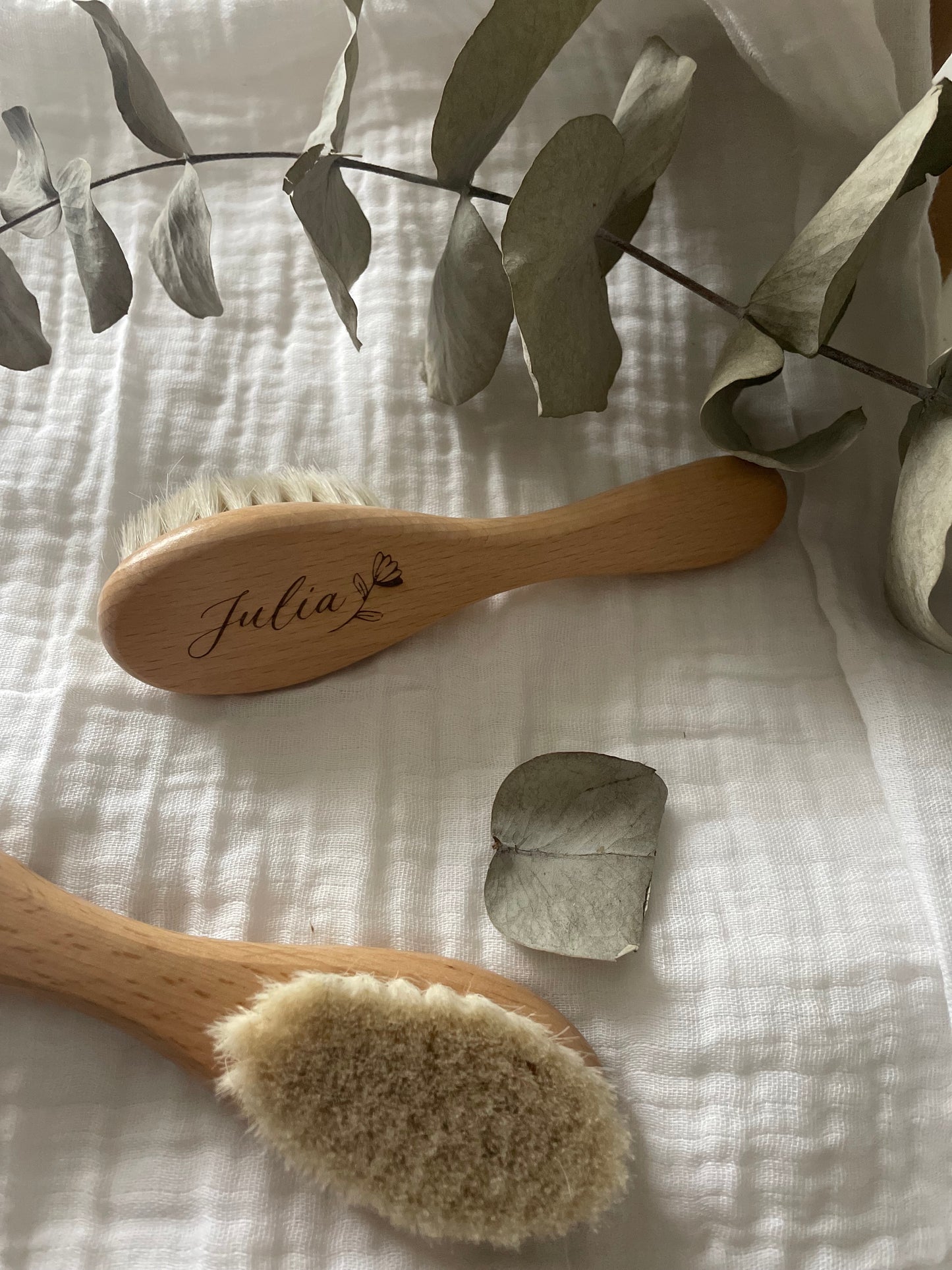 Brosse à cheveux bébé personnalisée