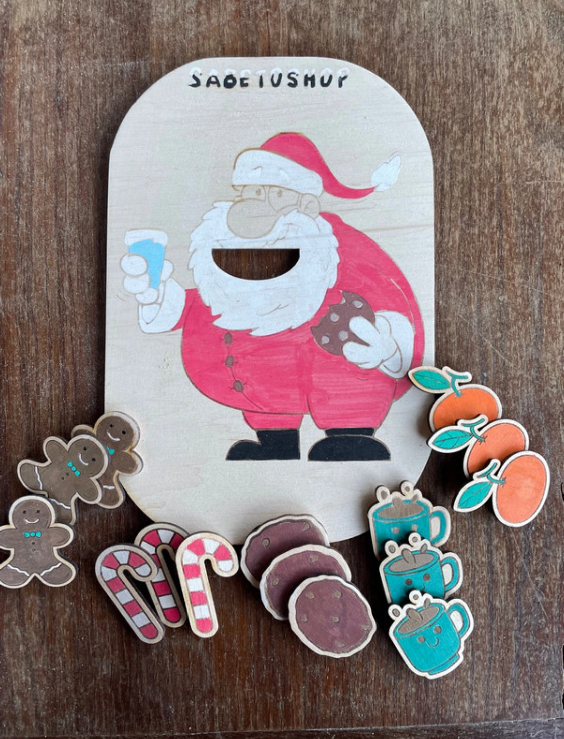 Lot de 3 inserts sur le thème de Noël