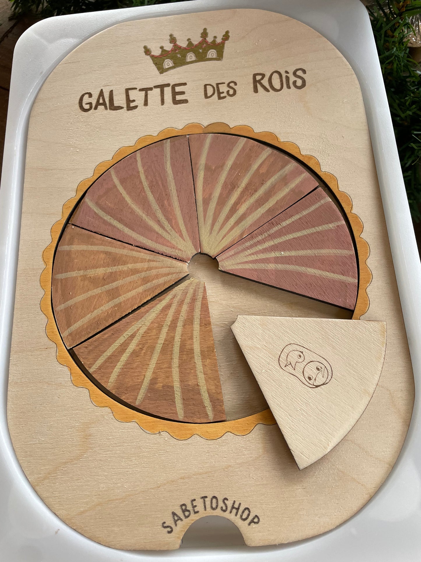Plaque galette des rois