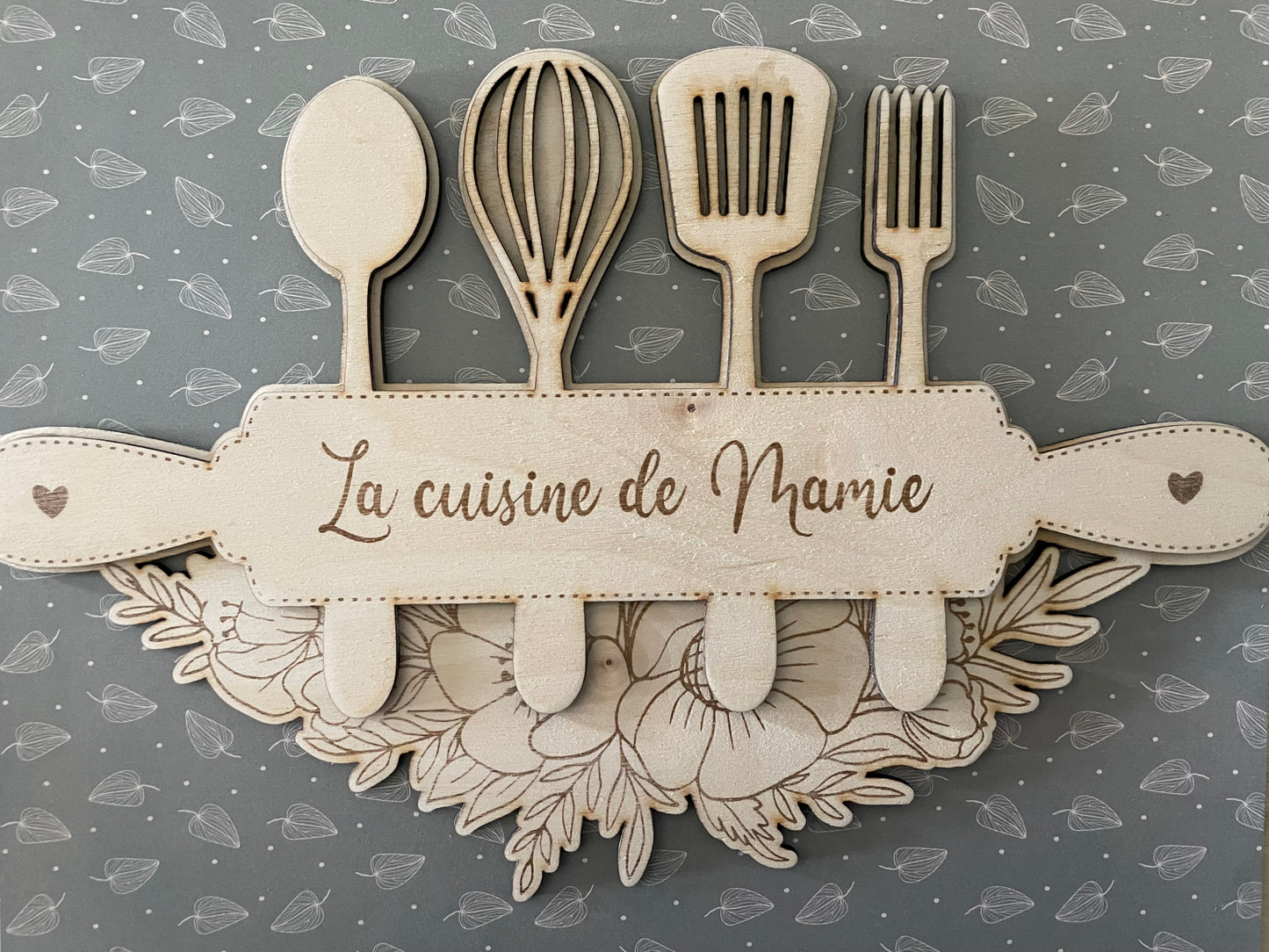 Décoration de cuisine en bois