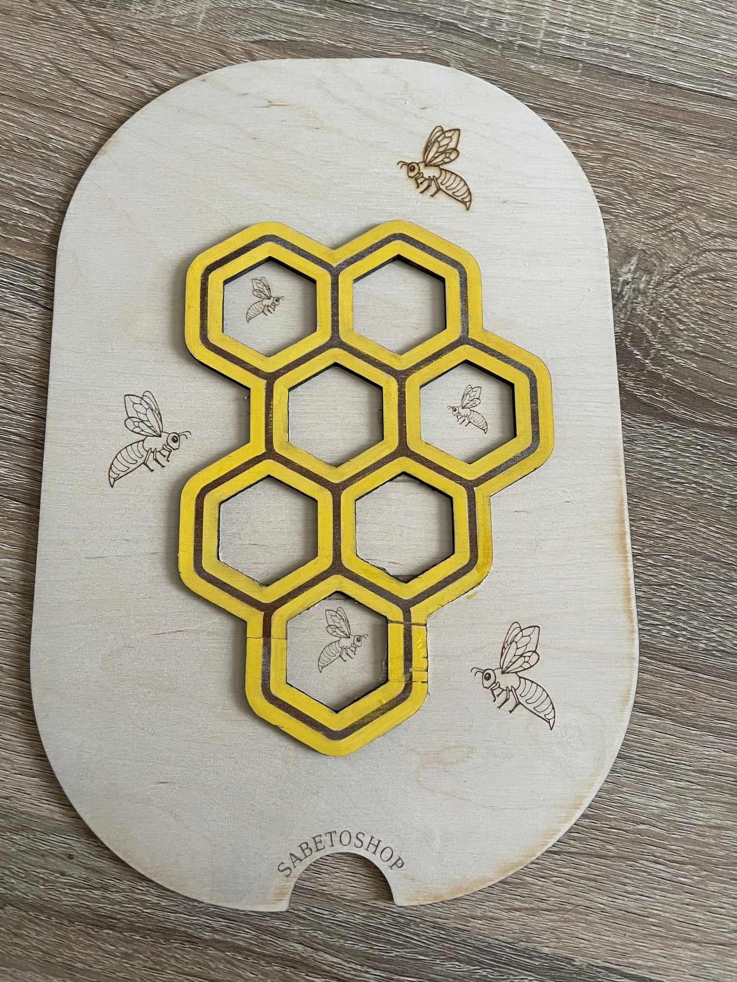 Lot d’inserts et plateau de tri sur le thème des abeilles 🐝