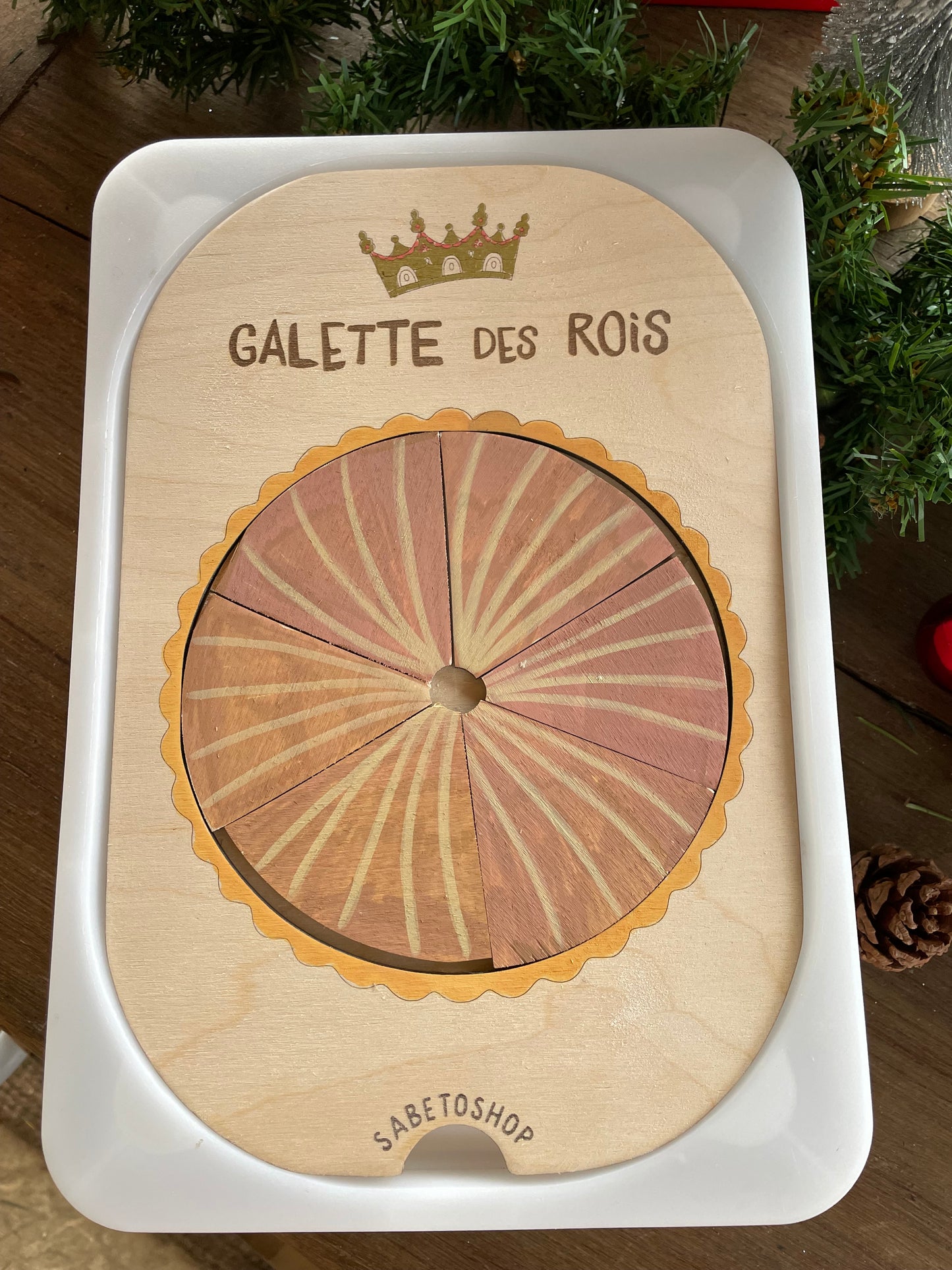 Plaque galette des rois