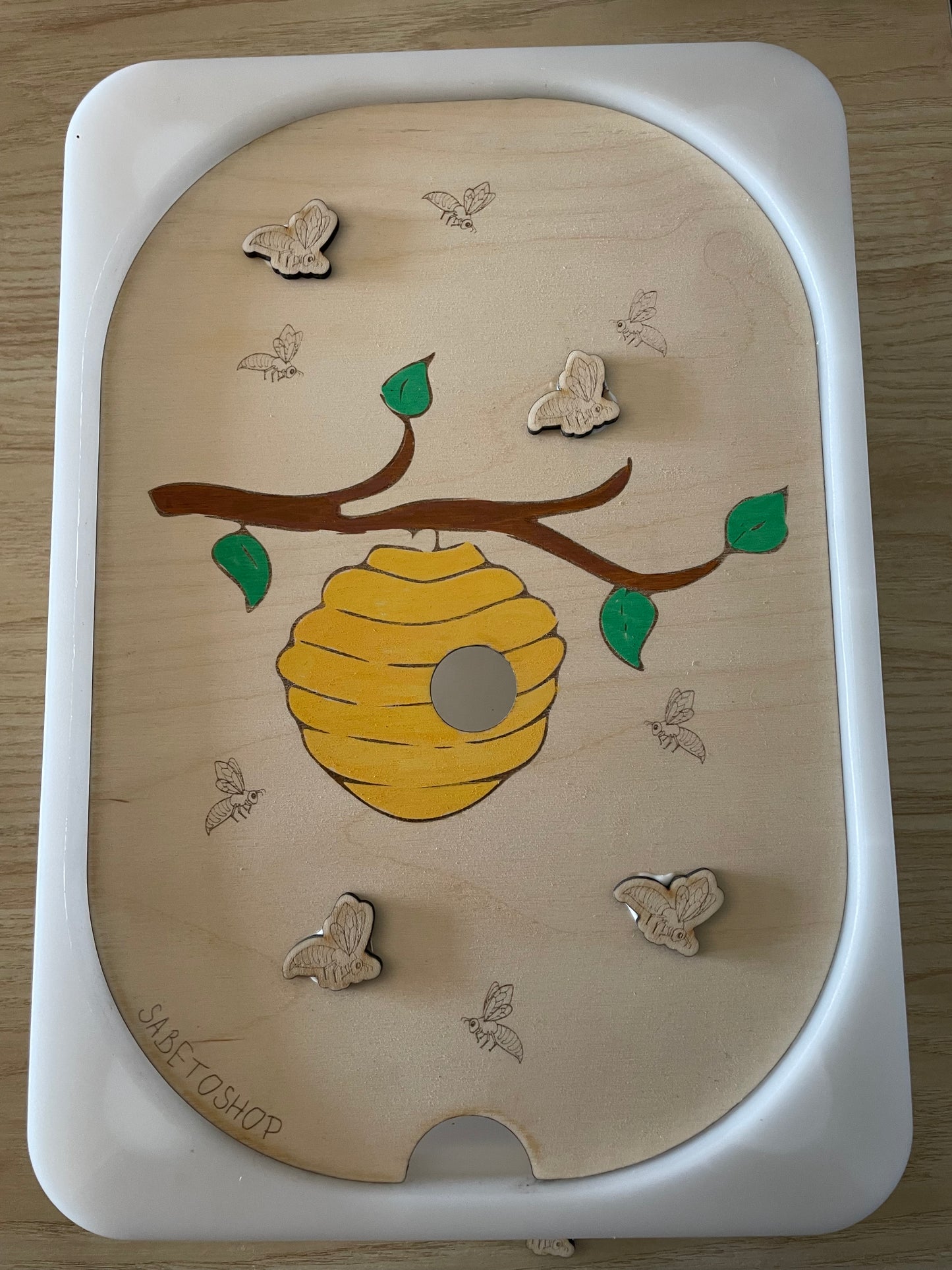 Plaque d’activité la ruche et les abeilles 🐝