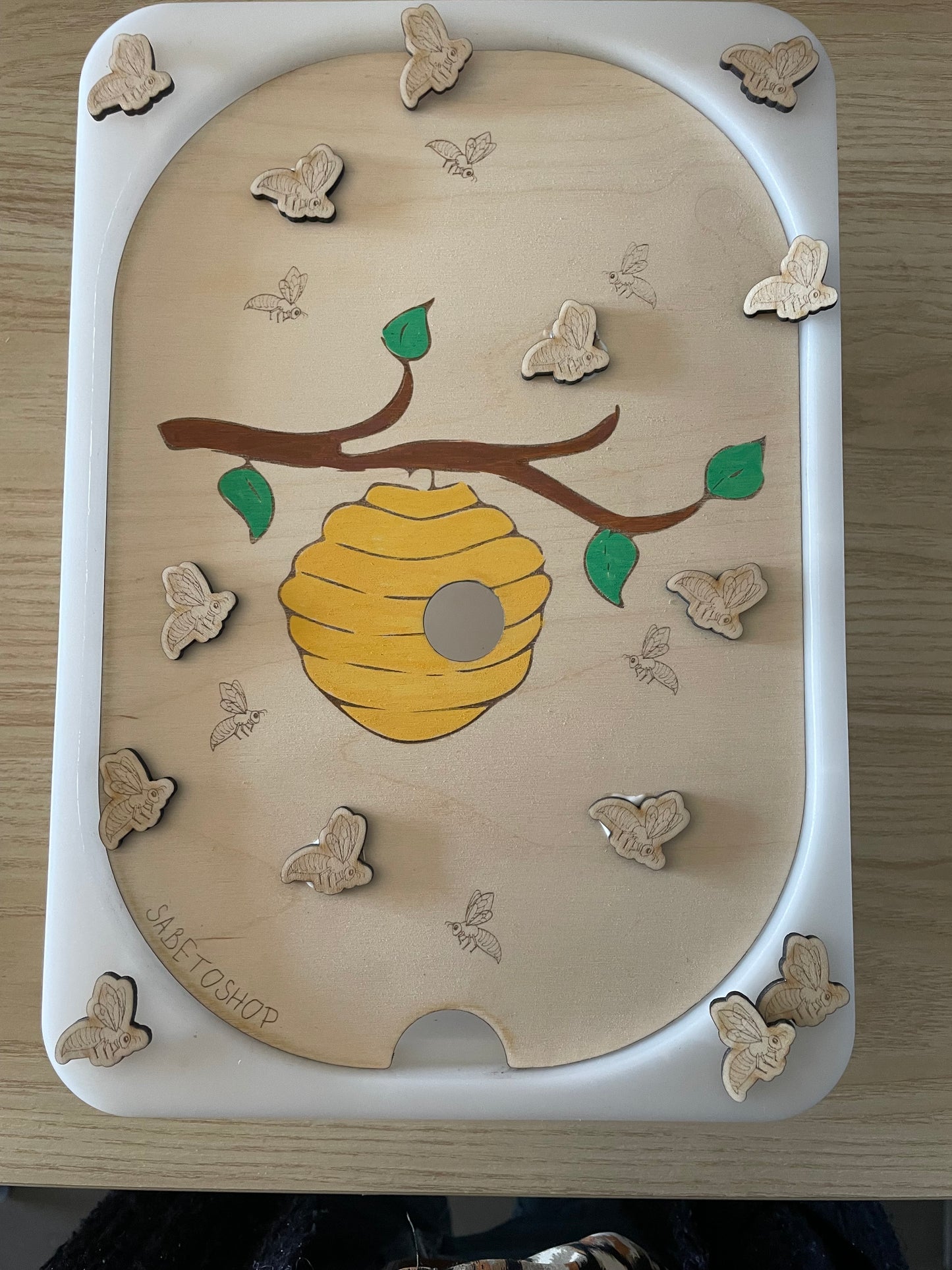 Plaque d’activité la ruche et les abeilles 🐝