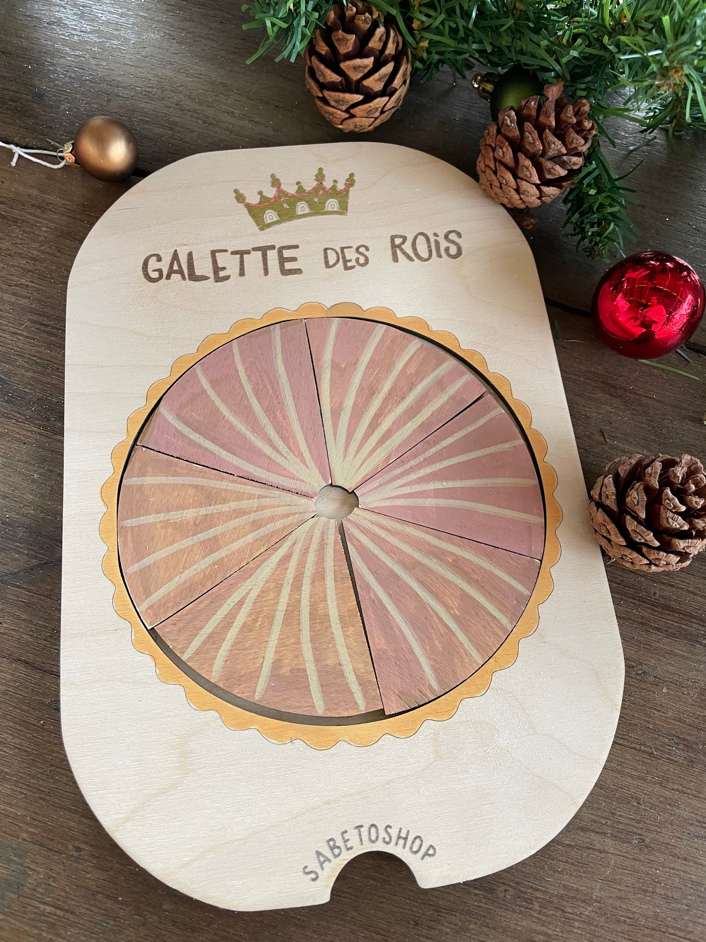 Plaque galette des rois