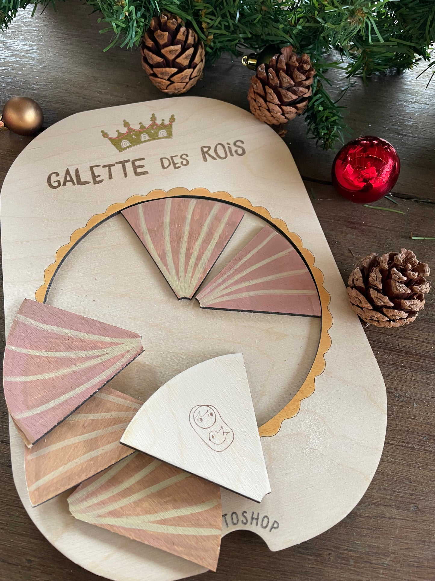 Plaque galette des rois