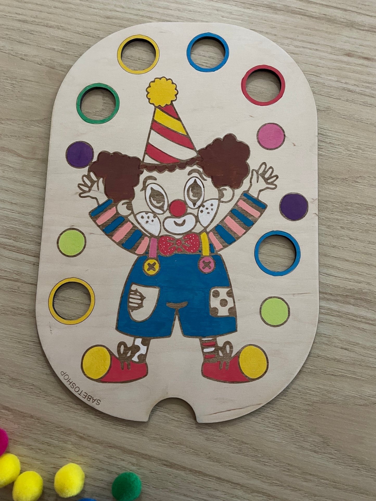 Plaque d inserts Trofast le clown qui jongle