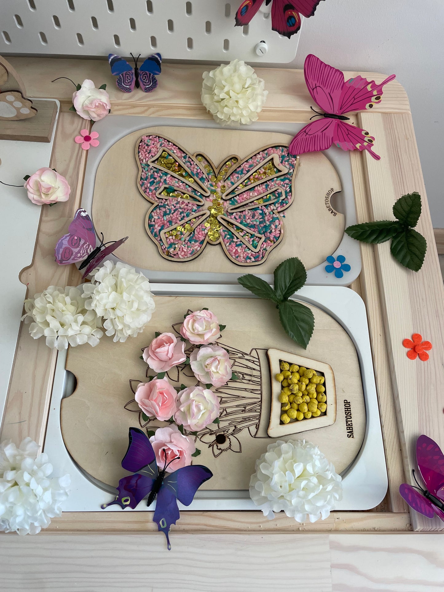 Plaque papillon transvasement