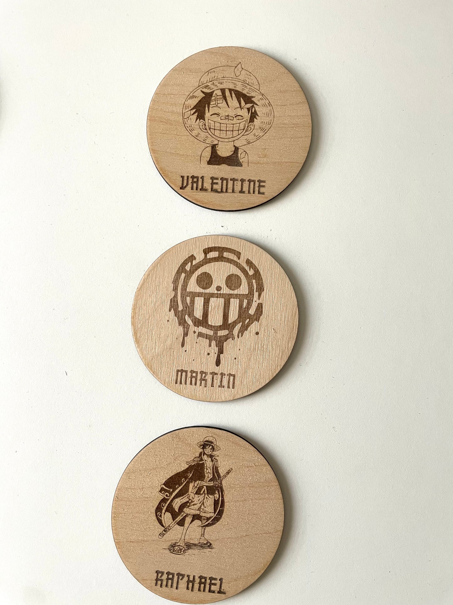 Lot de 29 sous verres ONE PIECE