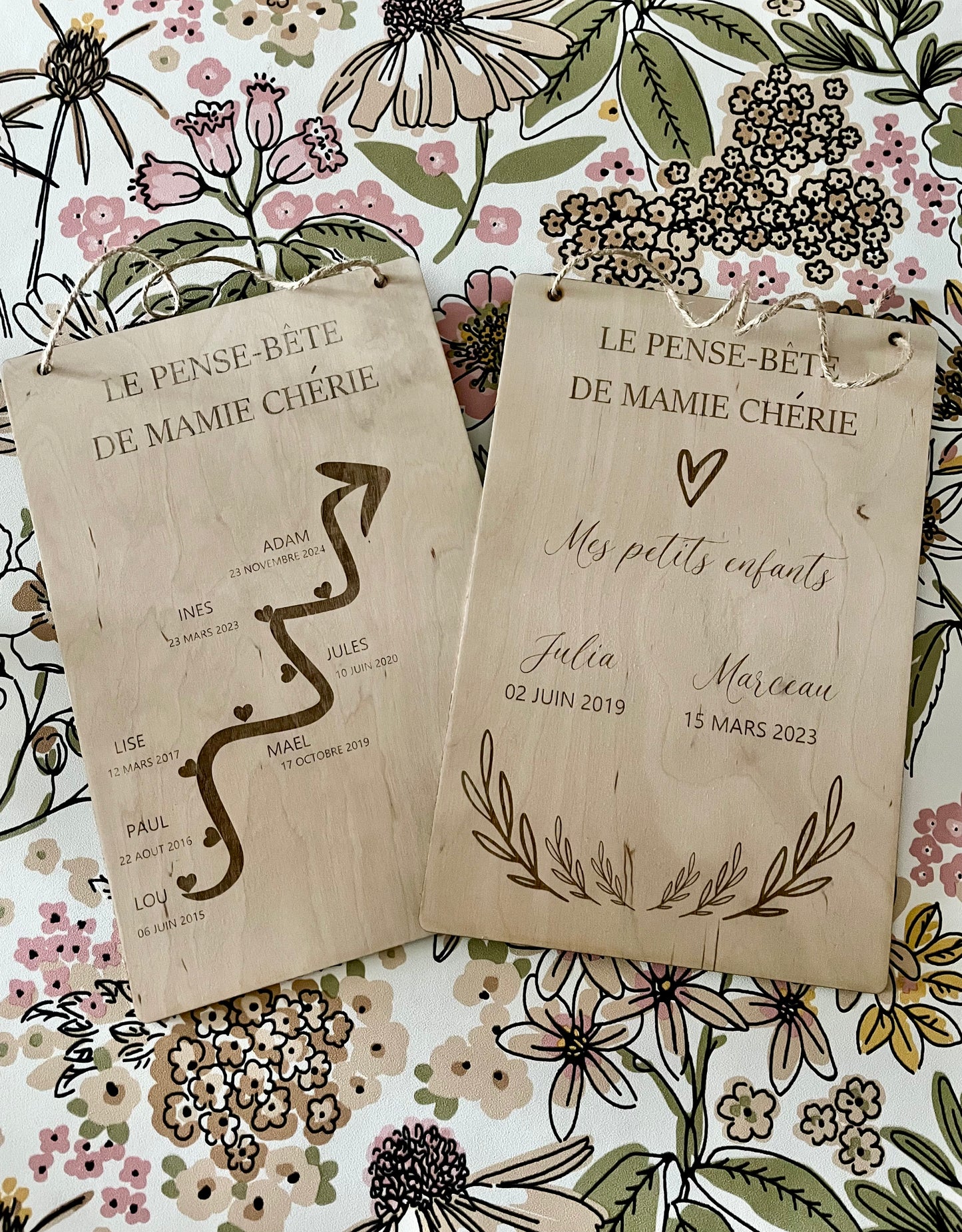 Pense bête pour mamie