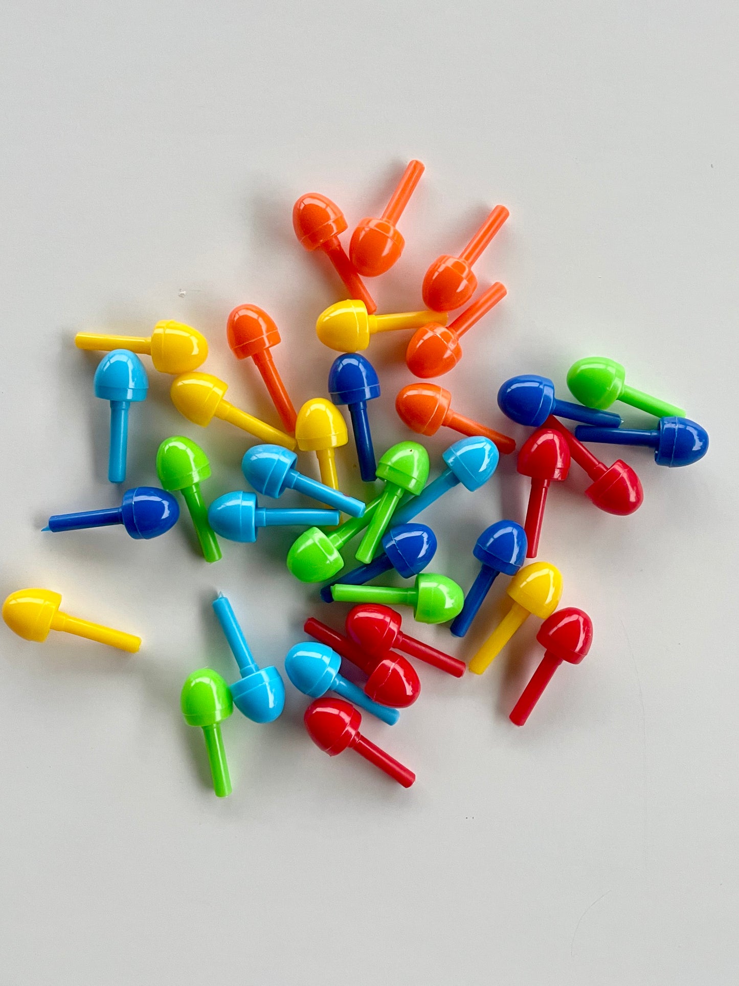 Lot de 36 picots multicolores