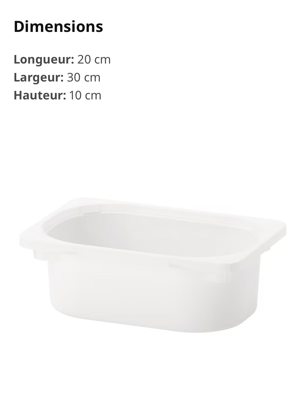 Petit bac Trofast