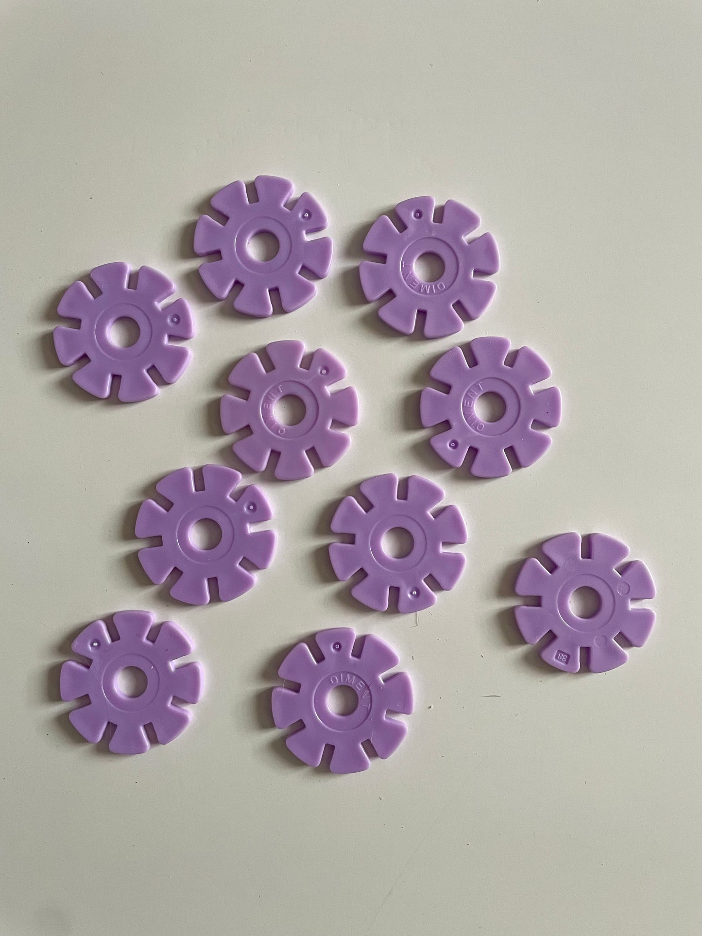Lot de 10 inserts « mauve »