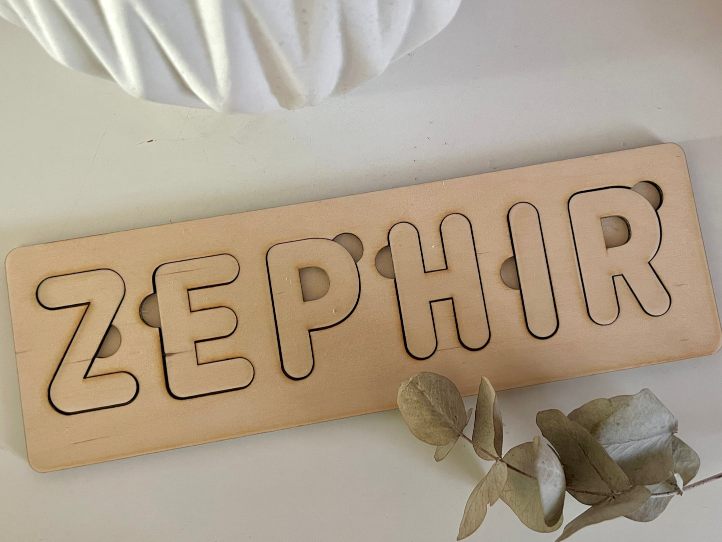 Puzzle prénom en bois à décorer