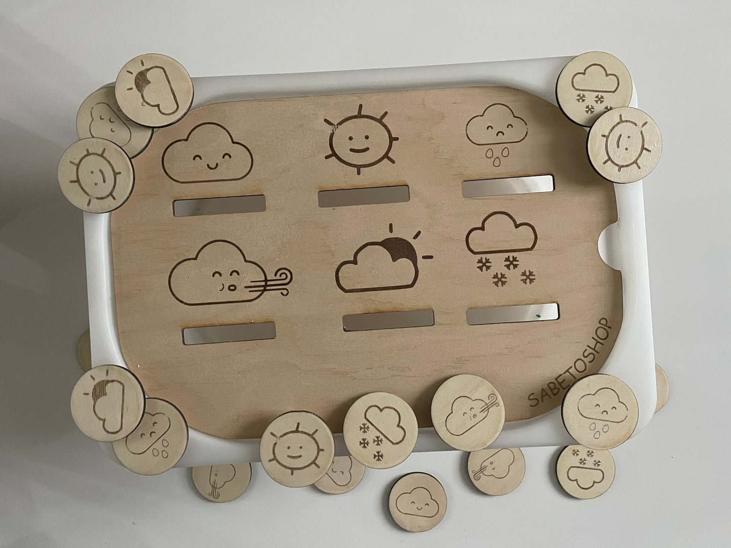 Plaque d’inserts Trofast Météo