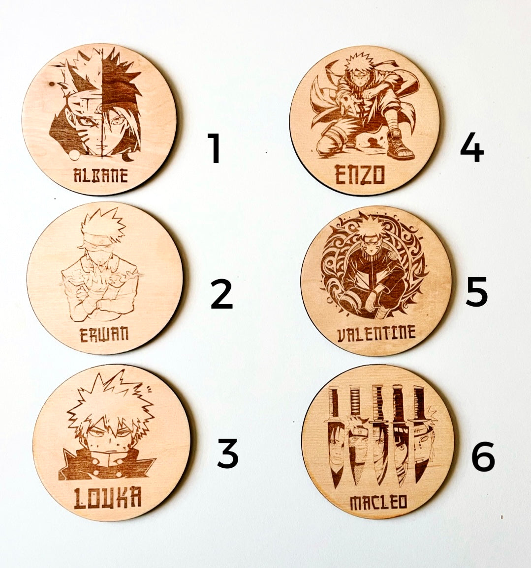Sous verre Naruto