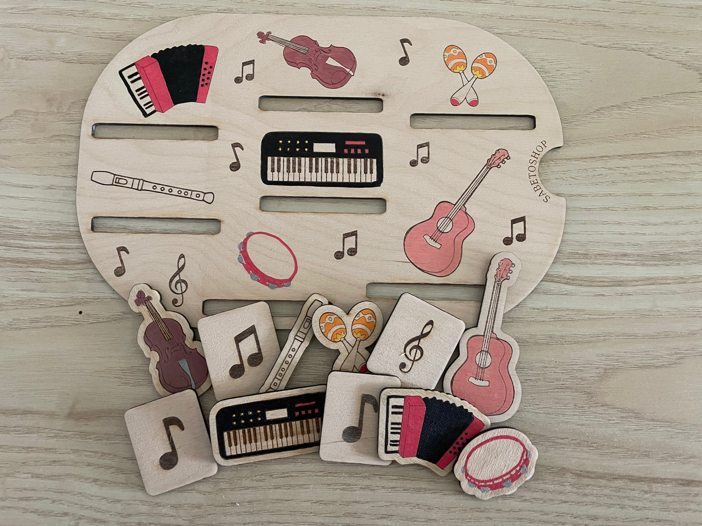 Insert les instruments de musique 🎵