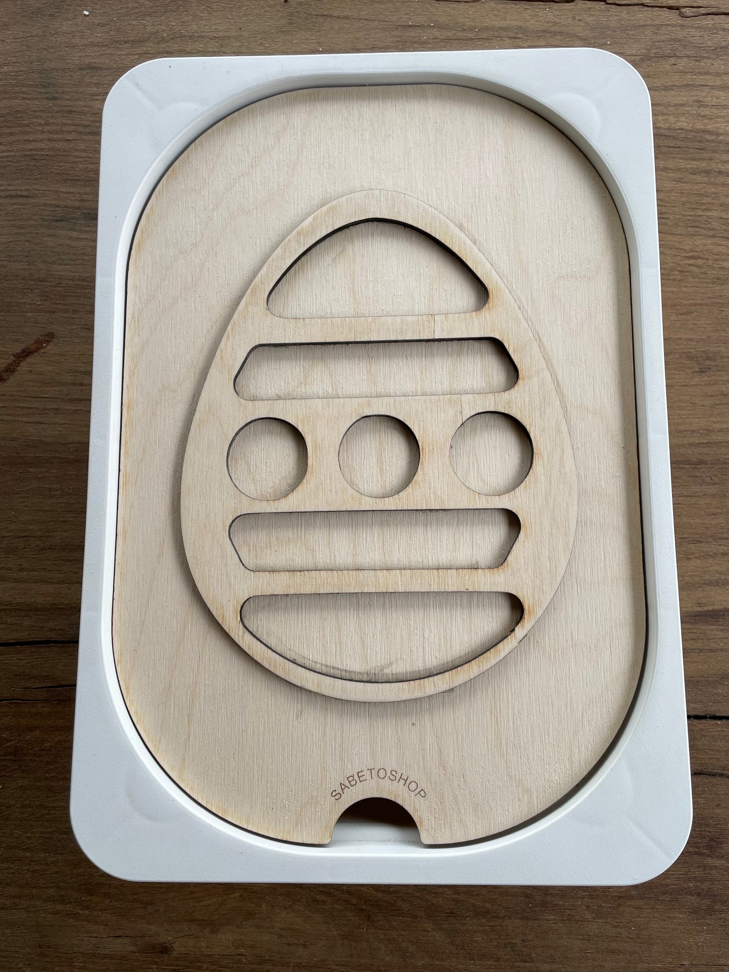 Plaque d’activité l’œuf de Pâques