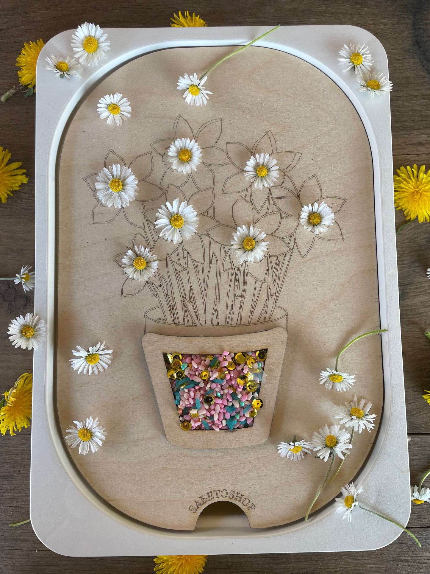 Plaque d’activité Trofast pot de fleurs 🌷