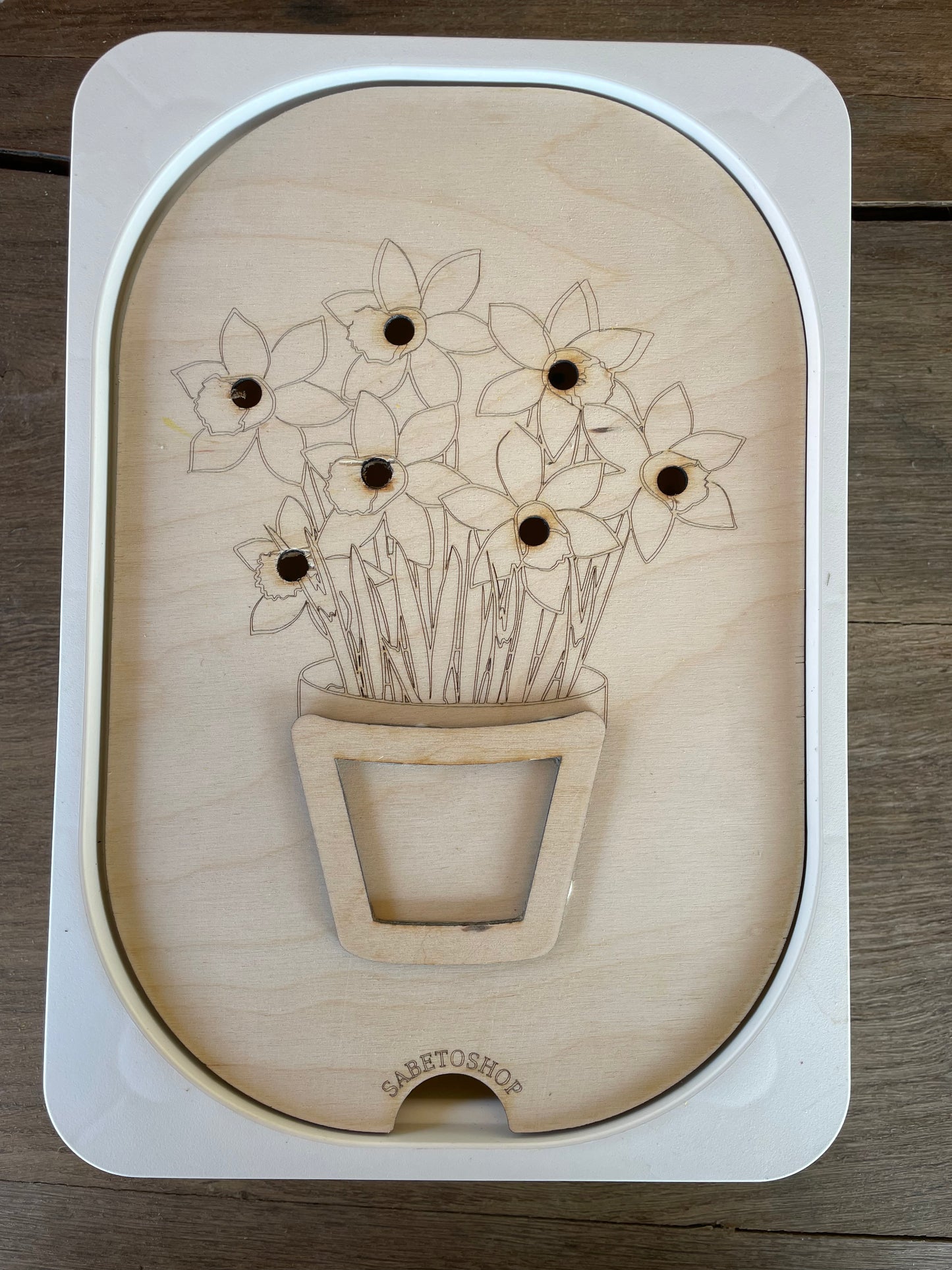 Plaque d’activité Trofast pot de fleurs 🌷