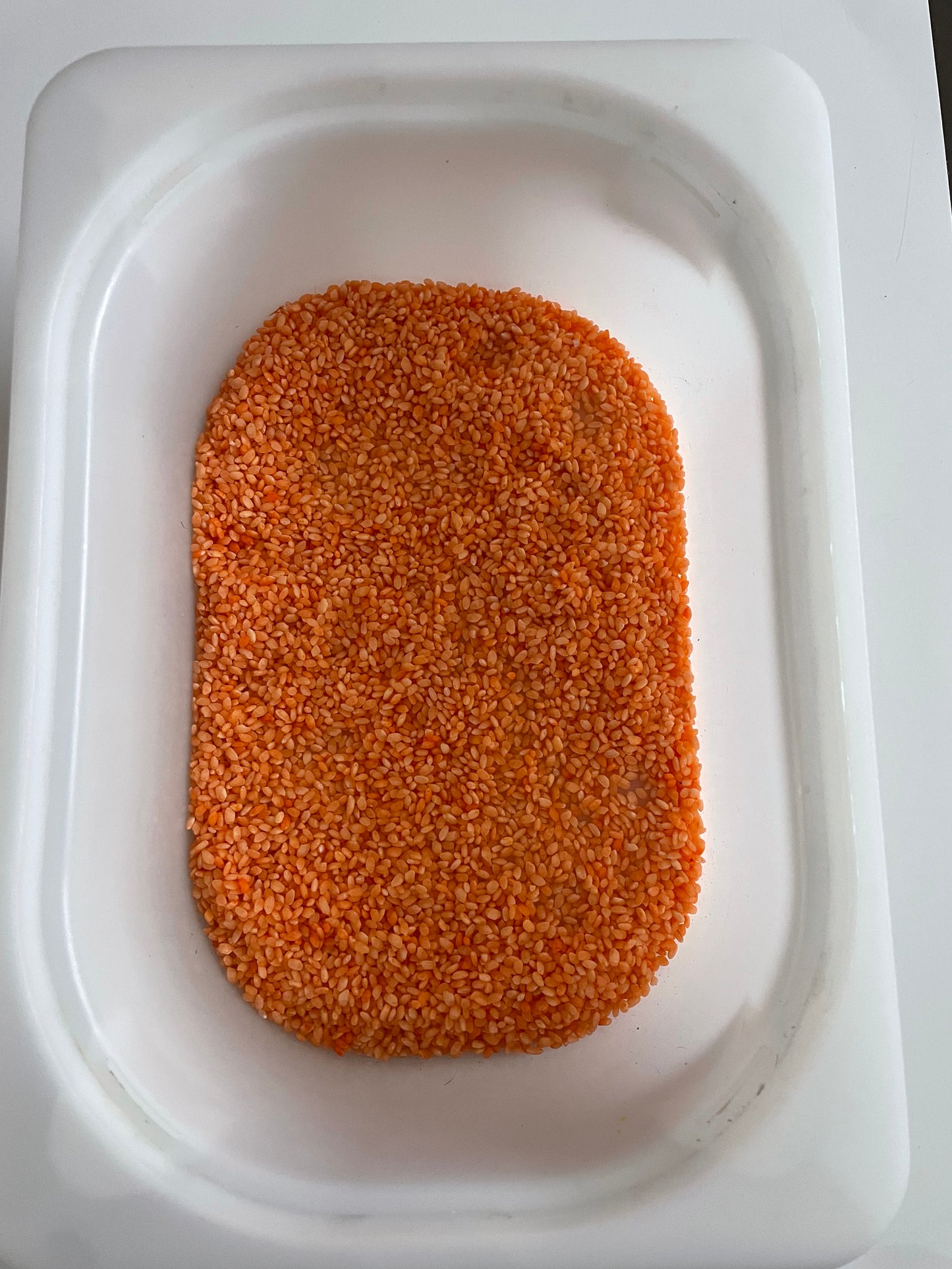 Riz coloré orange