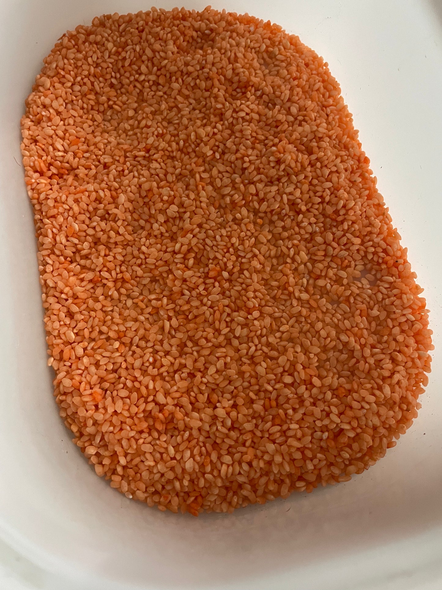 Riz coloré orange