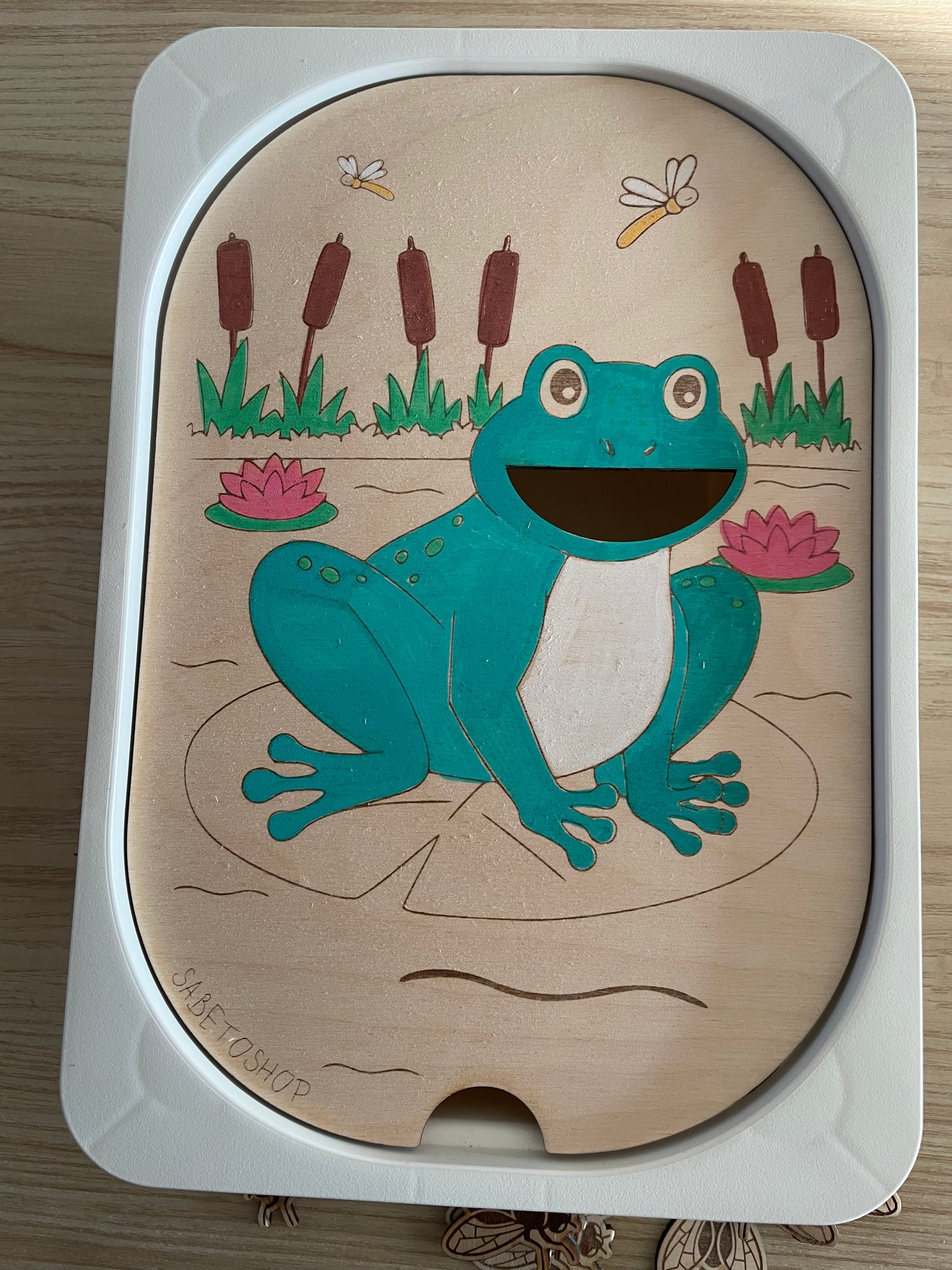 Plaque d’activité la grenouille 🐸
