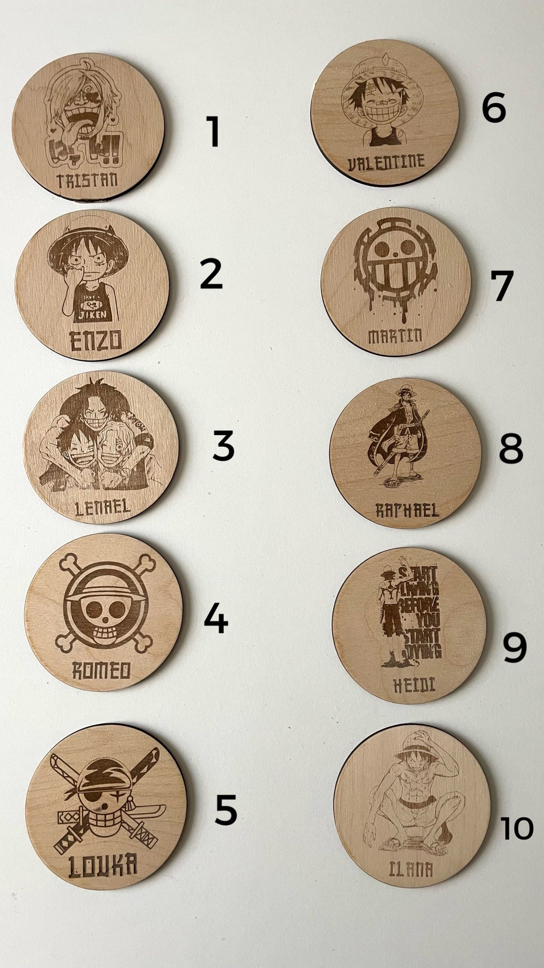 Sous verre one piece