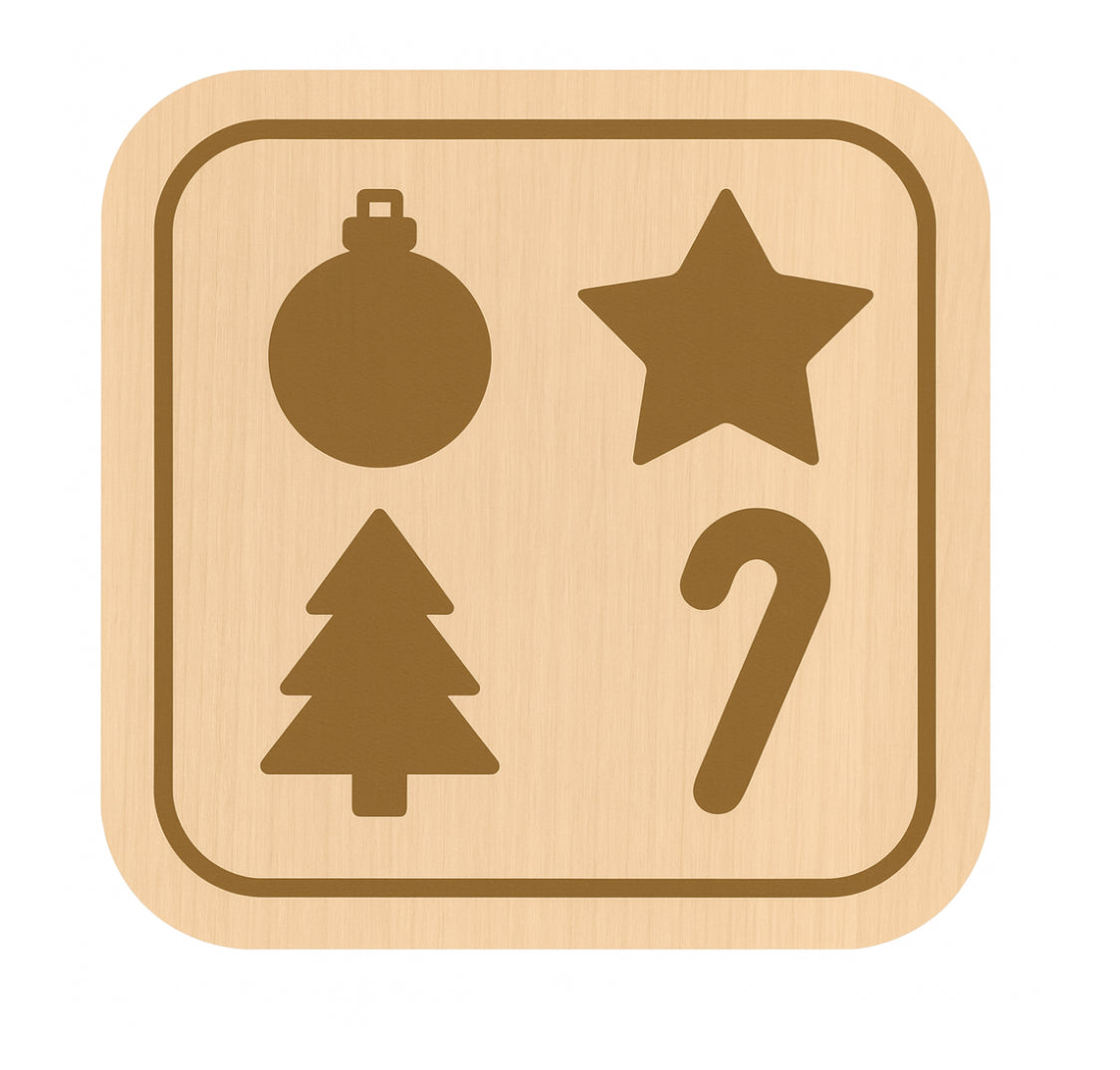 Décorations de Noël en Bois