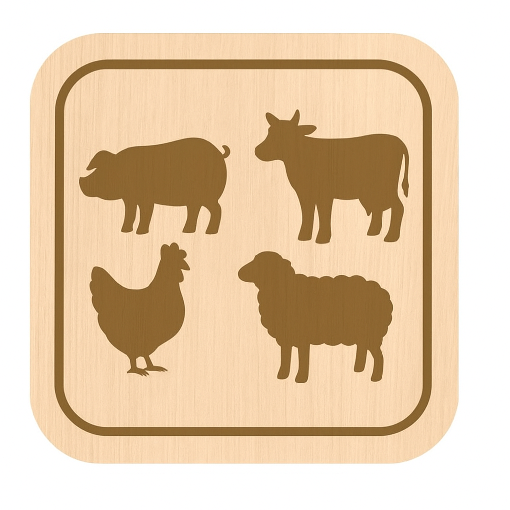 Plaques thème la ferme