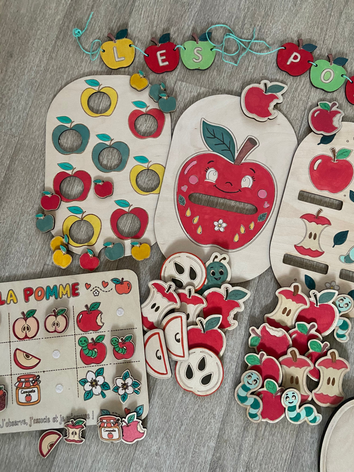 La collection complète des pommes 🍎