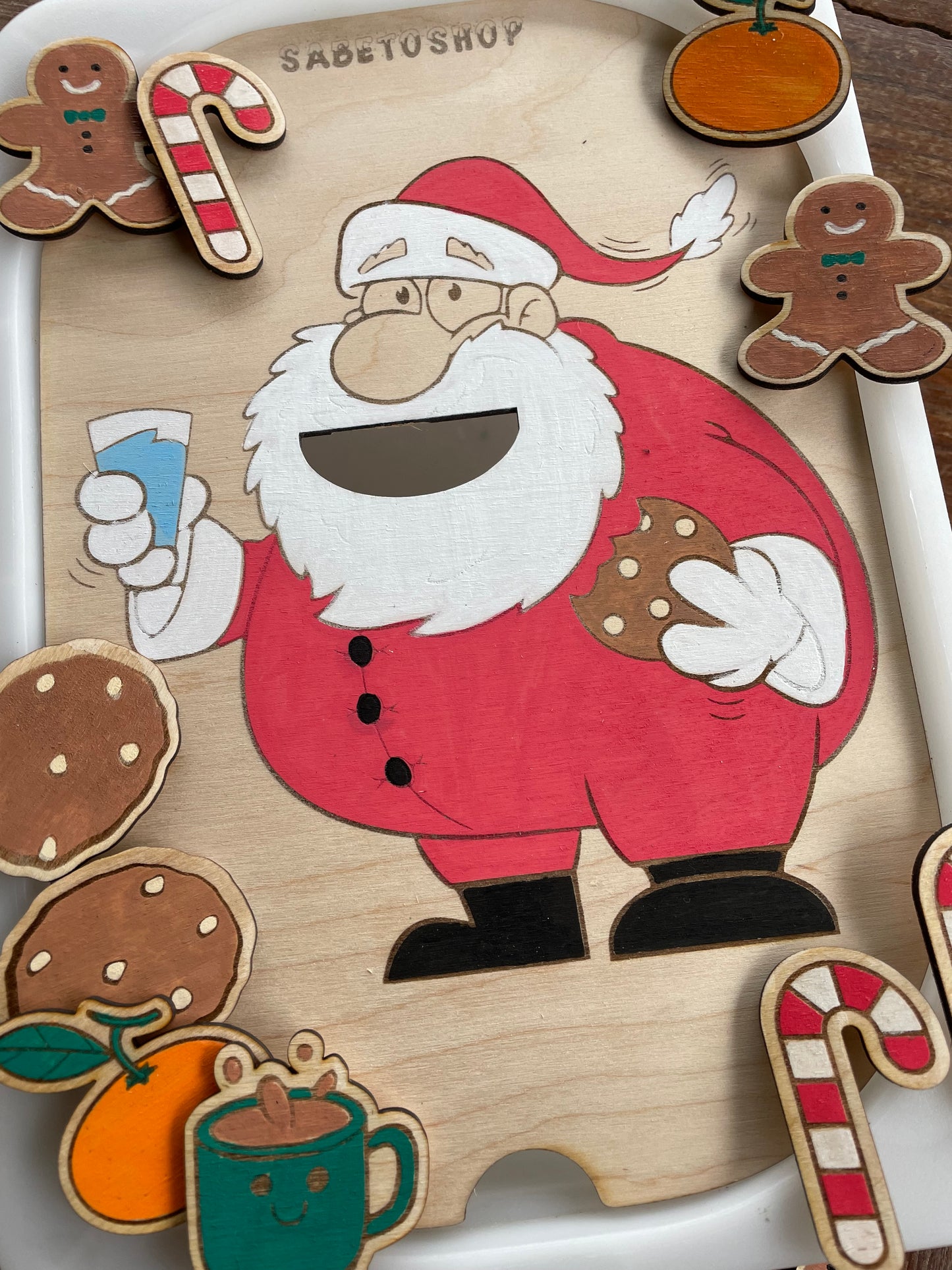 Insert le père noël gourmand