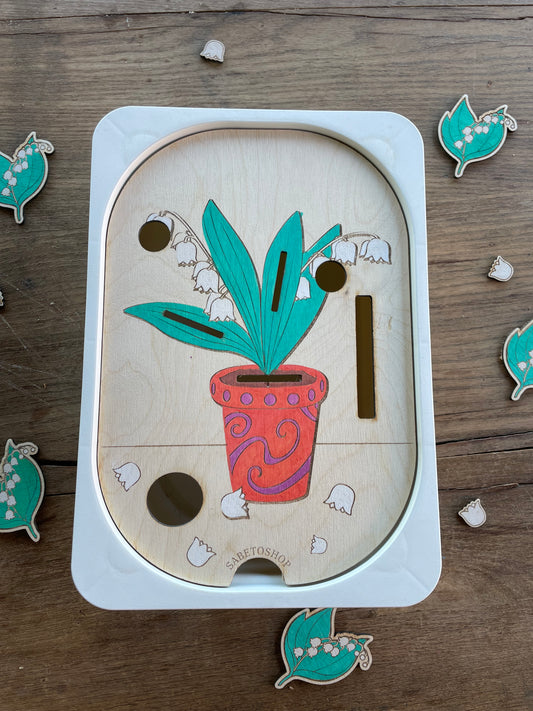 Plaque insert Trofast le muguet