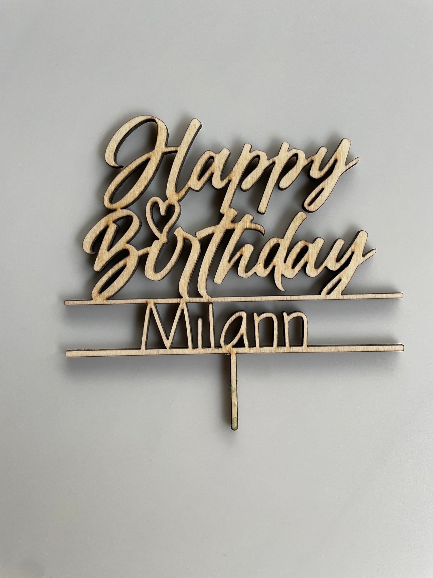 🎉 Topper d’anniversaire en bois Personnalisé avec le prénom de l’enfant 🎉