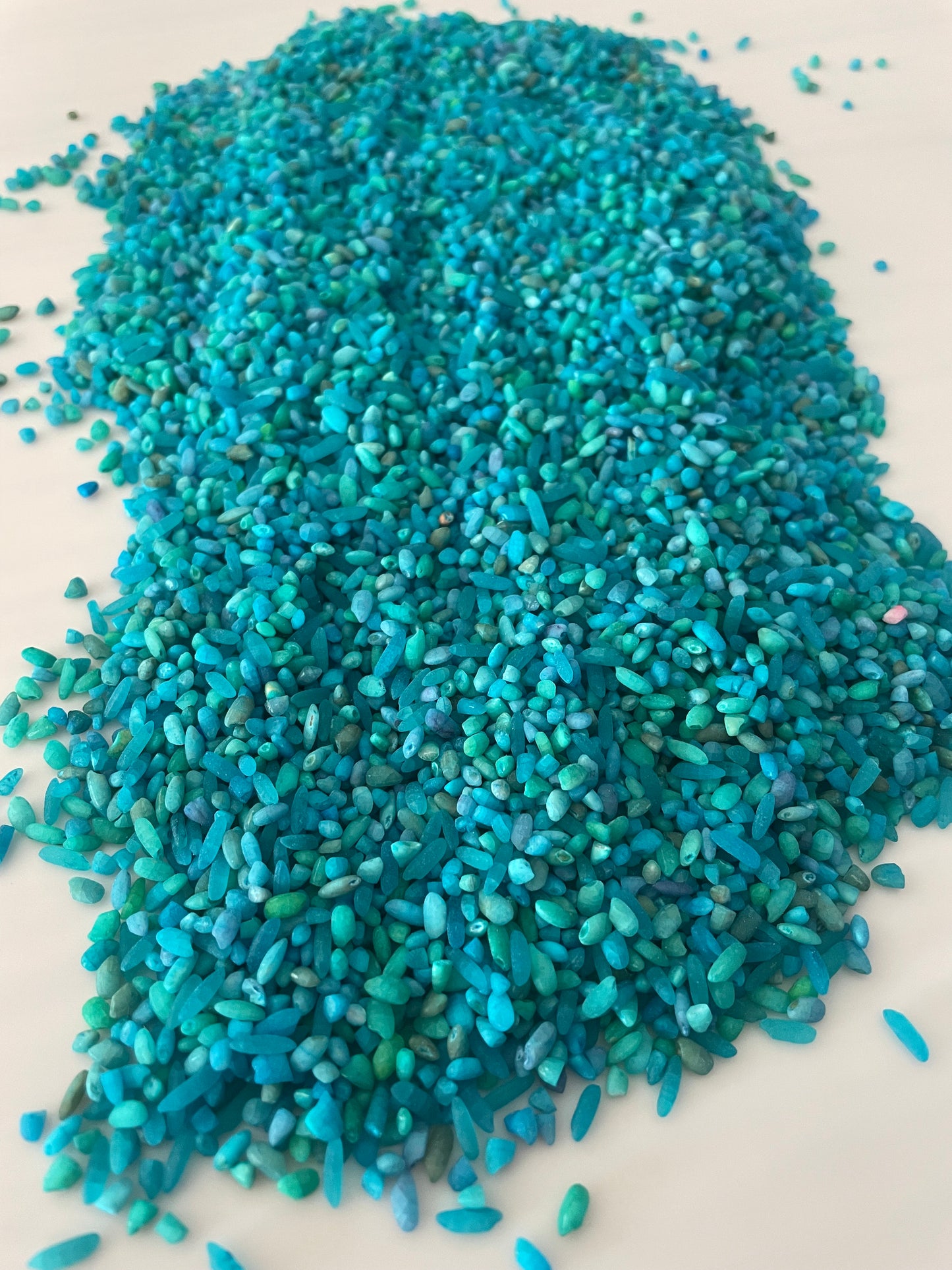 Riz coloré bleu