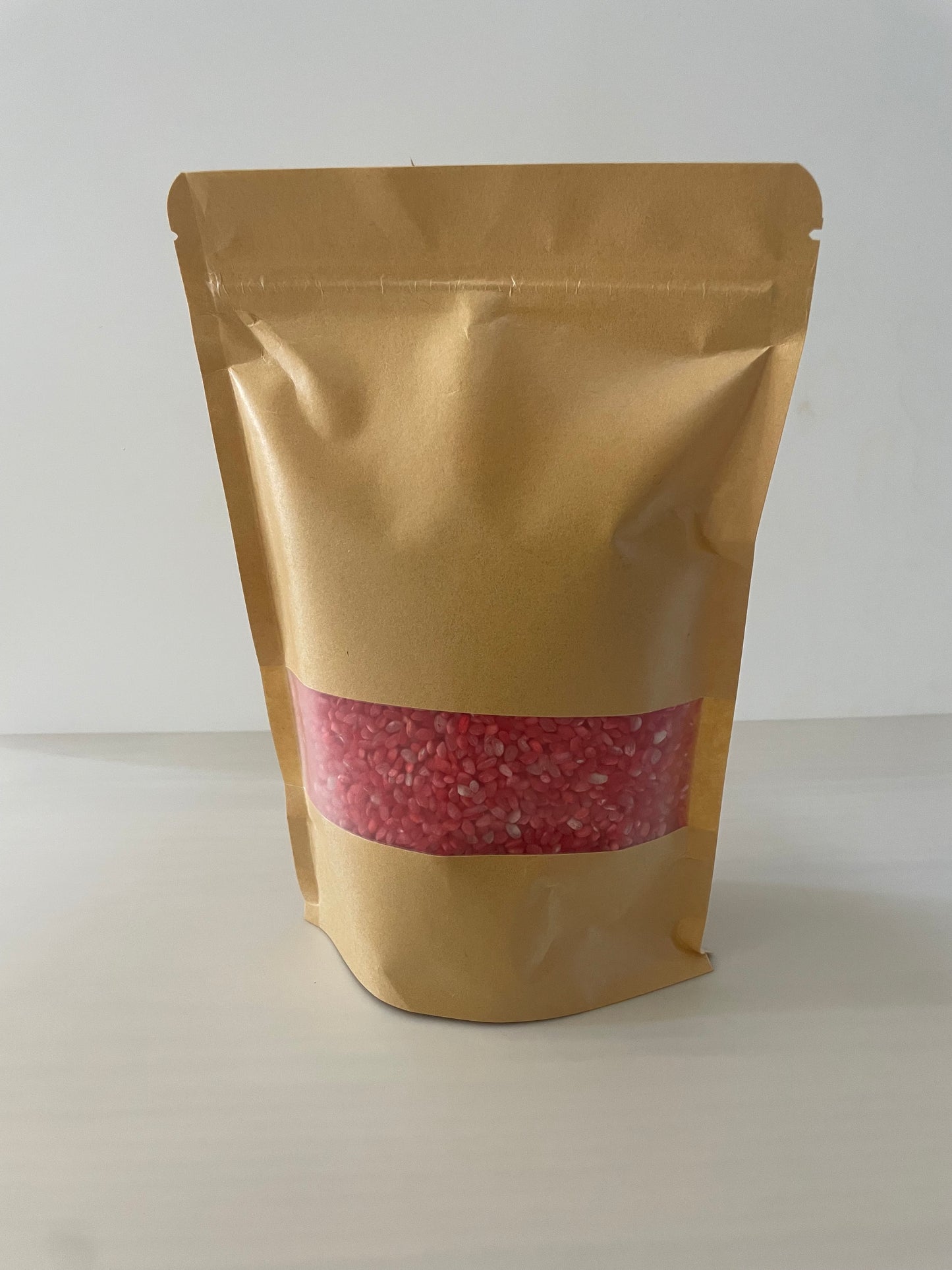 Riz coloré rouge touche de blanc