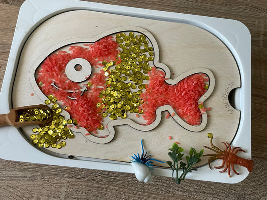 Insert du poisson à remplir