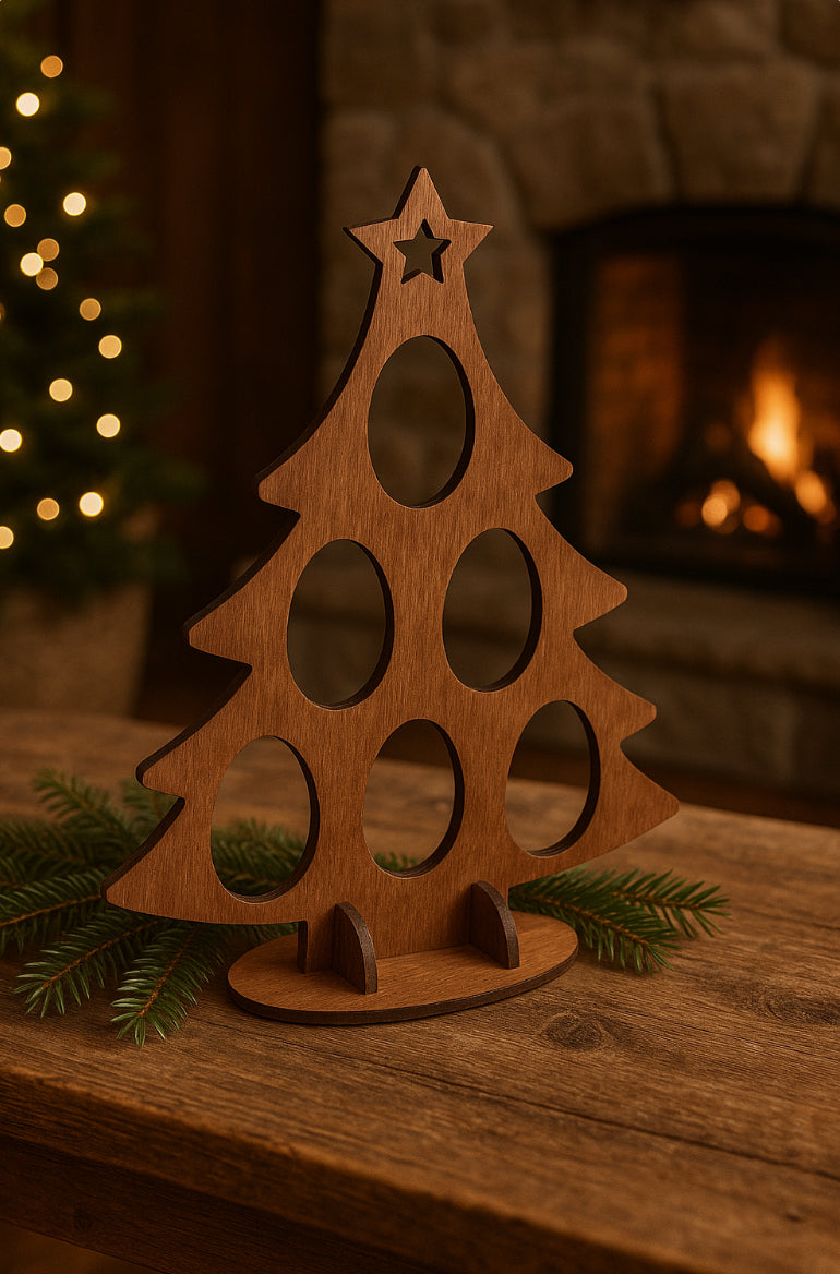 Sapin porte-chocolats en bois – spécial Kinder Surprise
