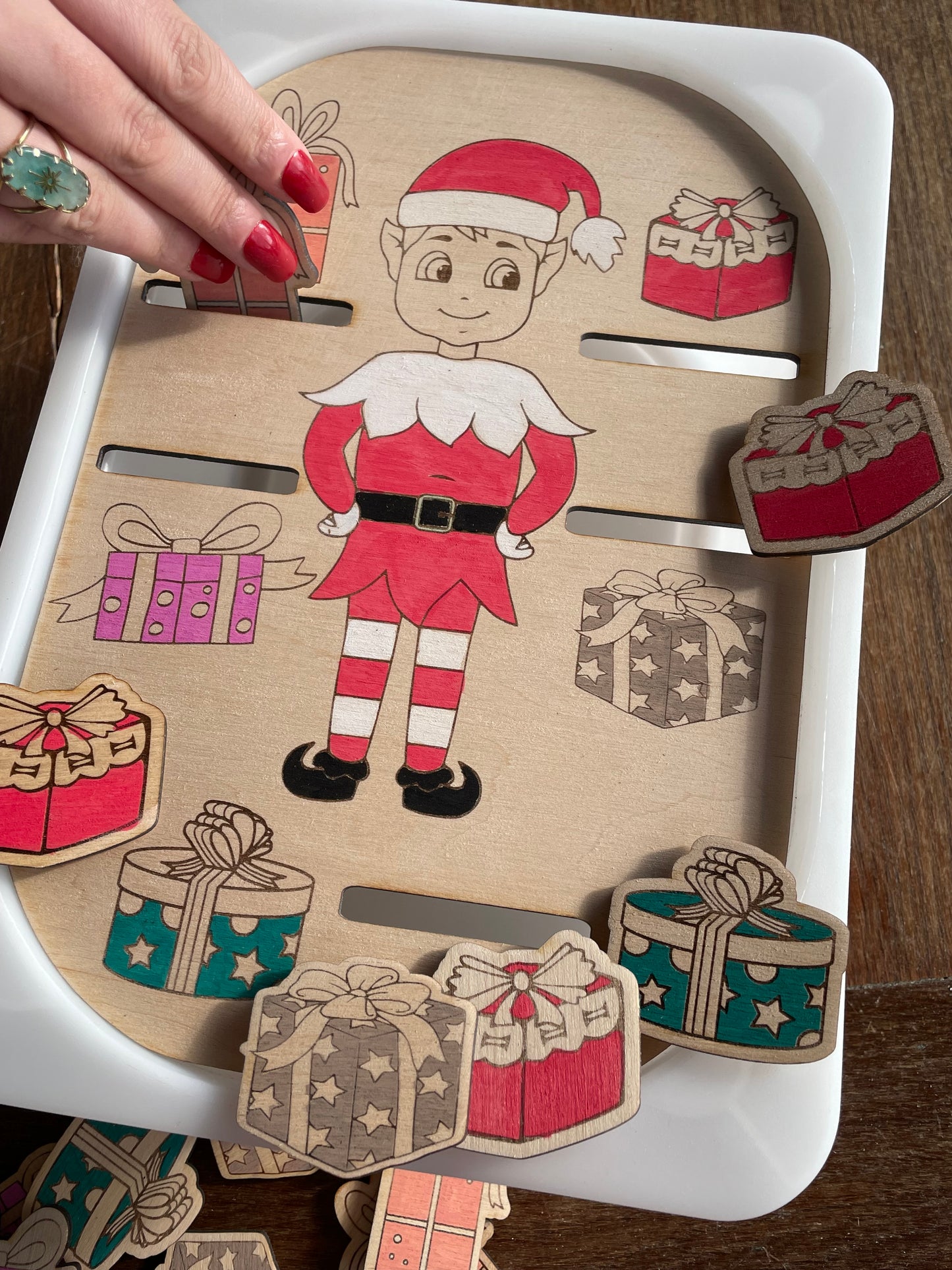 Lot de 3 inserts sur le thème de Noël