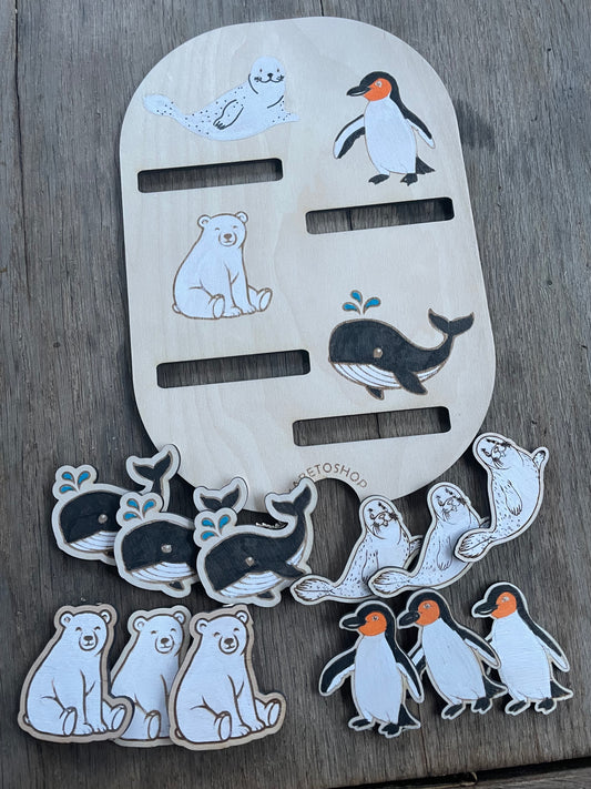 Insert les animaux polaires
