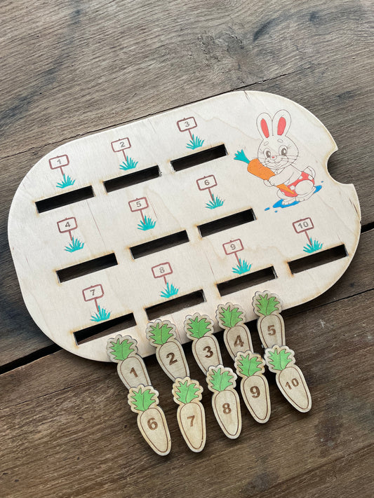 Insert du jardin de carottes