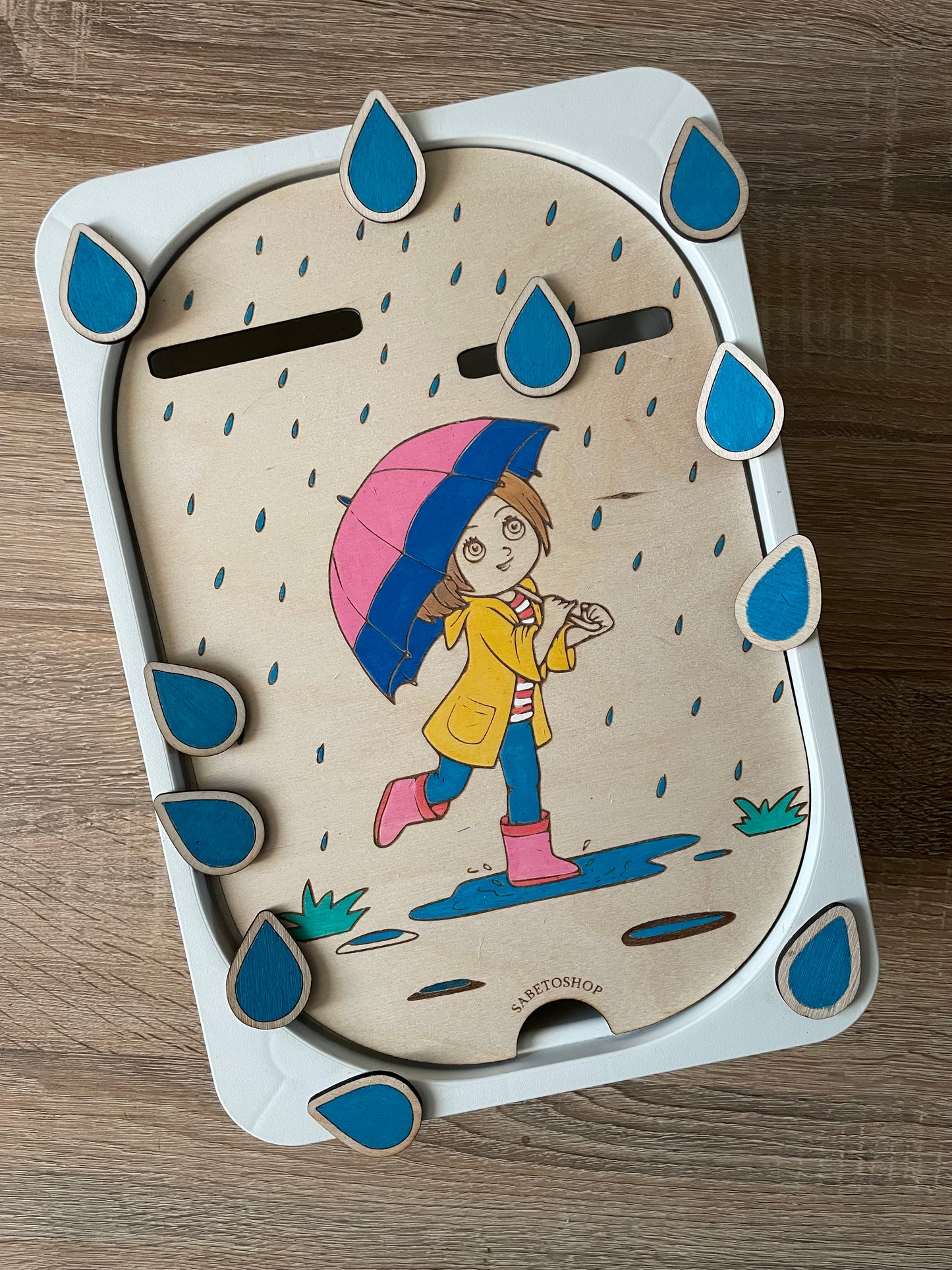 Lot de 7 inserts du thème printemps