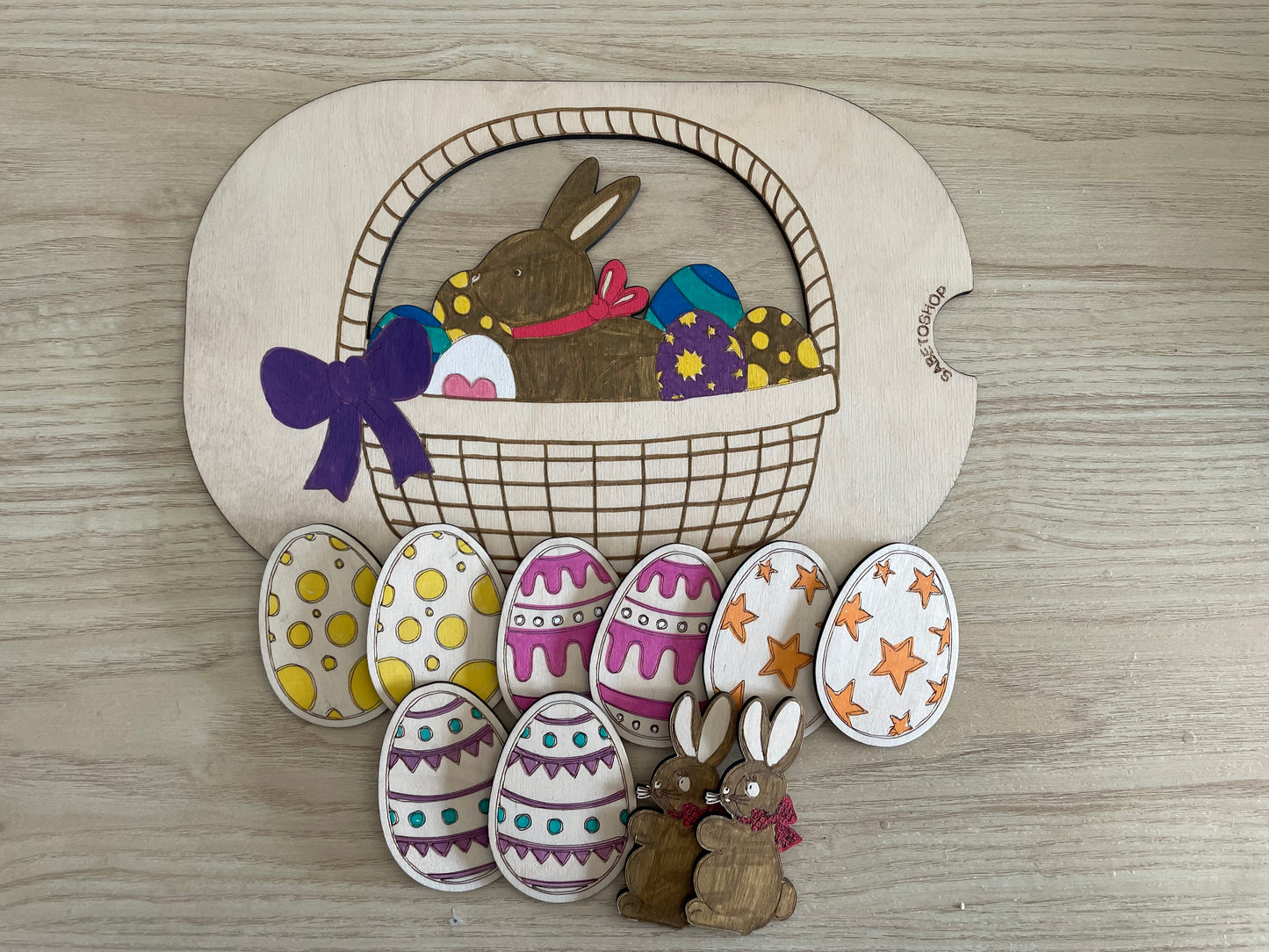 Lot de 3 inserts thème Pâques