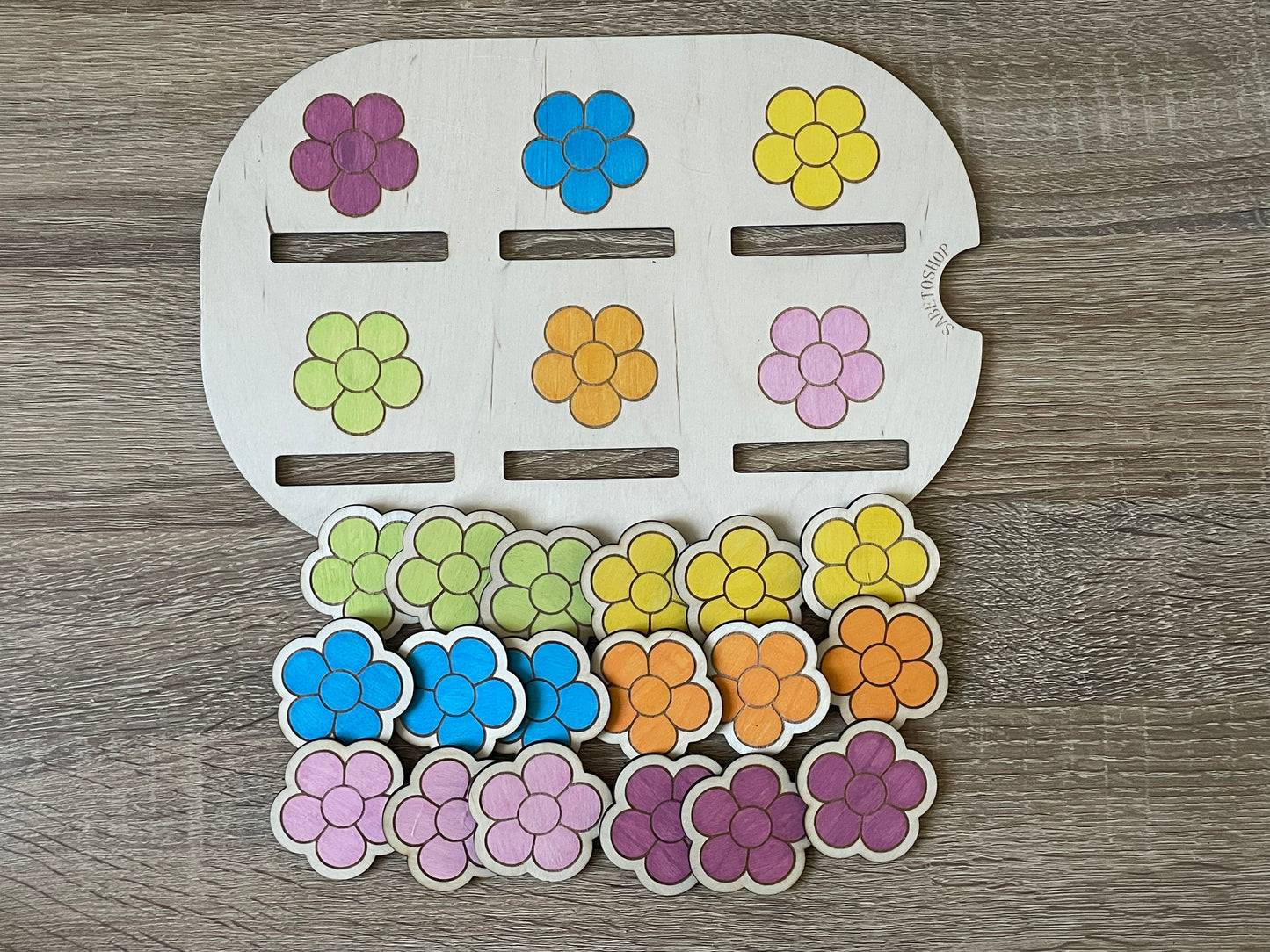 Lot de 7 inserts du thème printemps