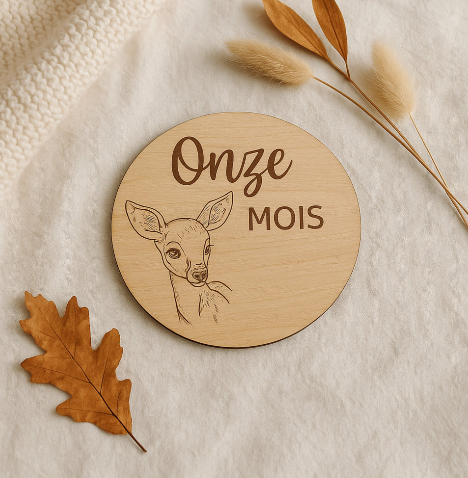 Cartes étapes thème faon