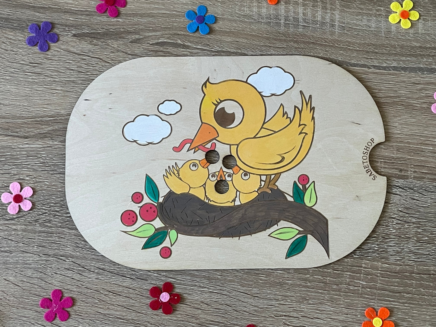 Insert nid d’oiseaux